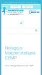 Mobile Screenshot of magnetoterapiaroma.com
